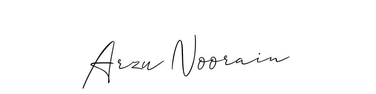 You can use this online signature creator to create a handwritten signature for the name Arzu Noorain. This is the best online autograph maker. Arzu Noorain signature style 2 images and pictures png