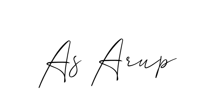 Similarly Allison_Script is the best handwritten signature design. Signature creator online .You can use it as an online autograph creator for name As Arup. As Arup signature style 2 images and pictures png