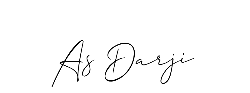 As Darji stylish signature style. Best Handwritten Sign (Allison_Script) for my name. Handwritten Signature Collection Ideas for my name As Darji. As Darji signature style 2 images and pictures png