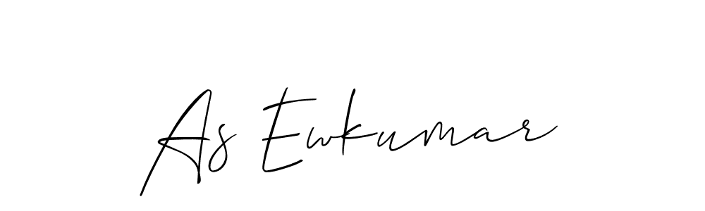 Make a beautiful signature design for name As Ewkumar. Use this online signature maker to create a handwritten signature for free. As Ewkumar signature style 2 images and pictures png