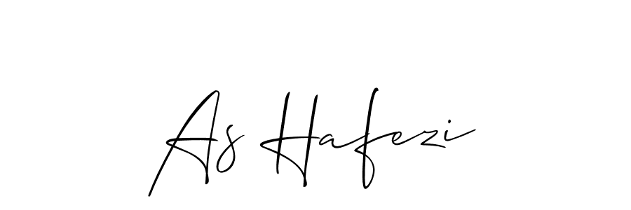 Make a beautiful signature design for name As Hafezi. With this signature (Allison_Script) style, you can create a handwritten signature for free. As Hafezi signature style 2 images and pictures png