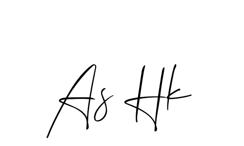 Here are the top 10 professional signature styles for the name As Hk. These are the best autograph styles you can use for your name. As Hk signature style 2 images and pictures png