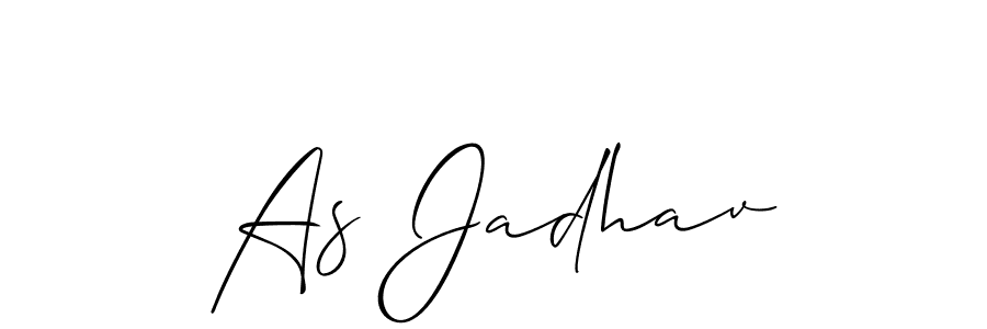 Once you've used our free online signature maker to create your best signature Allison_Script style, it's time to enjoy all of the benefits that As Jadhav name signing documents. As Jadhav signature style 2 images and pictures png