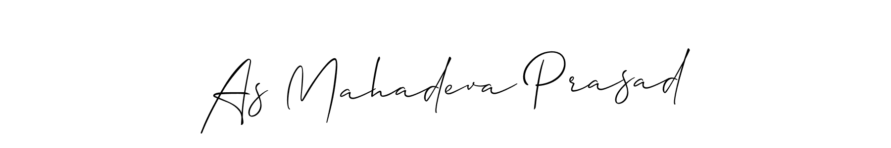 Make a beautiful signature design for name As Mahadeva Prasad. Use this online signature maker to create a handwritten signature for free. As Mahadeva Prasad signature style 2 images and pictures png
