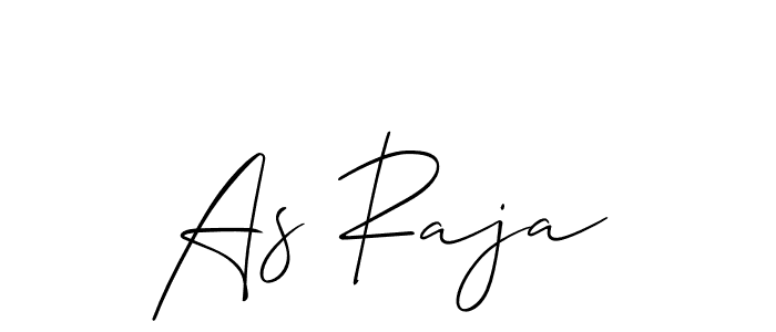 Make a short As Raja signature style. Manage your documents anywhere anytime using Allison_Script. Create and add eSignatures, submit forms, share and send files easily. As Raja signature style 2 images and pictures png