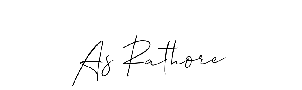 if you are searching for the best signature style for your name As Rathore. so please give up your signature search. here we have designed multiple signature styles  using Allison_Script. As Rathore signature style 2 images and pictures png