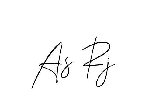 How to Draw As Rj signature style? Allison_Script is a latest design signature styles for name As Rj. As Rj signature style 2 images and pictures png
