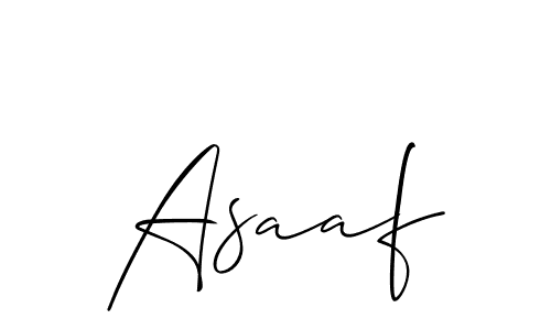 How to Draw Asaaf signature style? Allison_Script is a latest design signature styles for name Asaaf. Asaaf signature style 2 images and pictures png