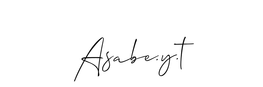 Similarly Allison_Script is the best handwritten signature design. Signature creator online .You can use it as an online autograph creator for name Asabe.y.t. Asabe.y.t signature style 2 images and pictures png