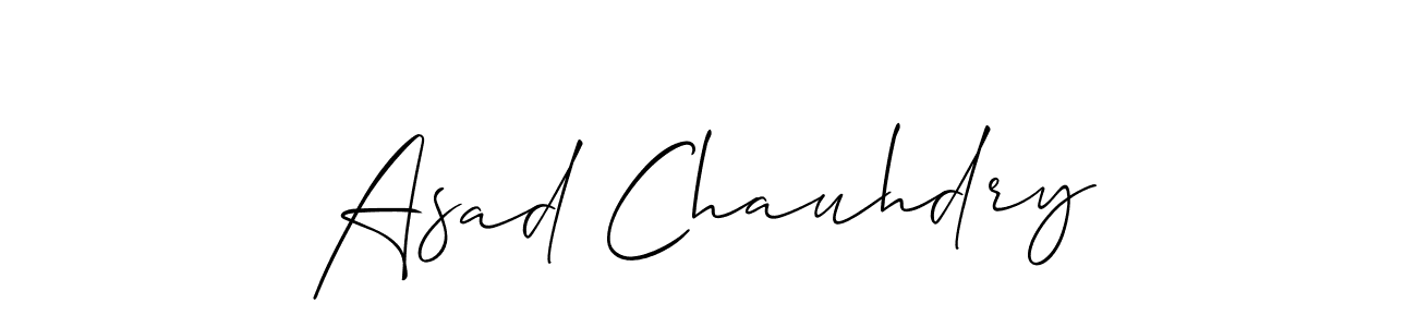 This is the best signature style for the Asad Chauhdry name. Also you like these signature font (Allison_Script). Mix name signature. Asad Chauhdry signature style 2 images and pictures png