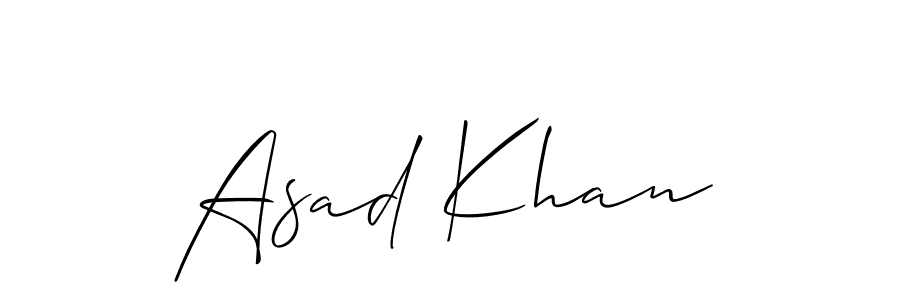 Make a beautiful signature design for name Asad Khan. Use this online signature maker to create a handwritten signature for free. Asad Khan signature style 2 images and pictures png