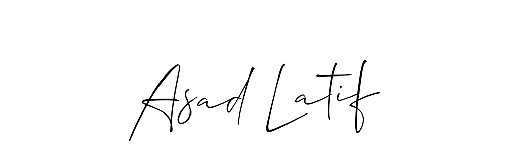 Best and Professional Signature Style for Asad Latif. Allison_Script Best Signature Style Collection. Asad Latif signature style 2 images and pictures png