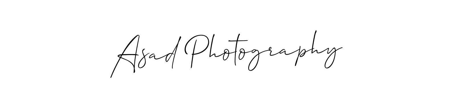 Once you've used our free online signature maker to create your best signature Allison_Script style, it's time to enjoy all of the benefits that Asad Photography name signing documents. Asad Photography signature style 2 images and pictures png