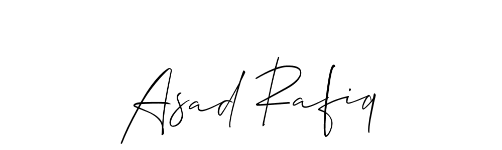 How to Draw Asad Rafiq signature style? Allison_Script is a latest design signature styles for name Asad Rafiq. Asad Rafiq signature style 2 images and pictures png