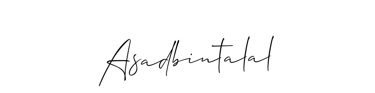 Here are the top 10 professional signature styles for the name Asadbintalal. These are the best autograph styles you can use for your name. Asadbintalal signature style 2 images and pictures png