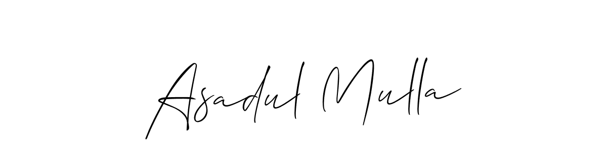 Also You can easily find your signature by using the search form. We will create Asadul Mulla name handwritten signature images for you free of cost using Allison_Script sign style. Asadul Mulla signature style 2 images and pictures png