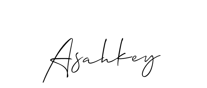 Once you've used our free online signature maker to create your best signature Allison_Script style, it's time to enjoy all of the benefits that Asahkey name signing documents. Asahkey signature style 2 images and pictures png