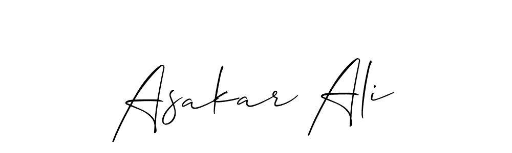 Here are the top 10 professional signature styles for the name Asakar Ali. These are the best autograph styles you can use for your name. Asakar Ali signature style 2 images and pictures png