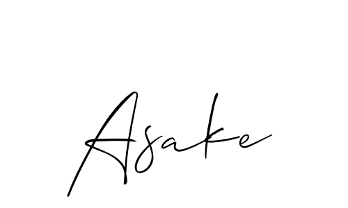 Make a short Asake signature style. Manage your documents anywhere anytime using Allison_Script. Create and add eSignatures, submit forms, share and send files easily. Asake signature style 2 images and pictures png