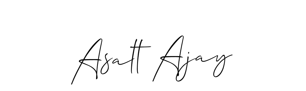 Once you've used our free online signature maker to create your best signature Allison_Script style, it's time to enjoy all of the benefits that Asalt Ajay name signing documents. Asalt Ajay signature style 2 images and pictures png