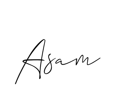 Asam stylish signature style. Best Handwritten Sign (Allison_Script) for my name. Handwritten Signature Collection Ideas for my name Asam. Asam signature style 2 images and pictures png