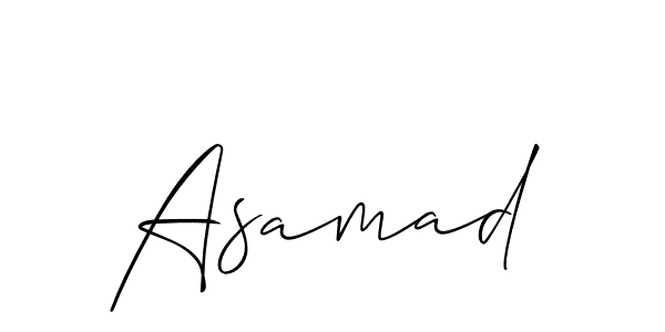 Check out images of Autograph of Asamad name. Actor Asamad Signature Style. Allison_Script is a professional sign style online. Asamad signature style 2 images and pictures png