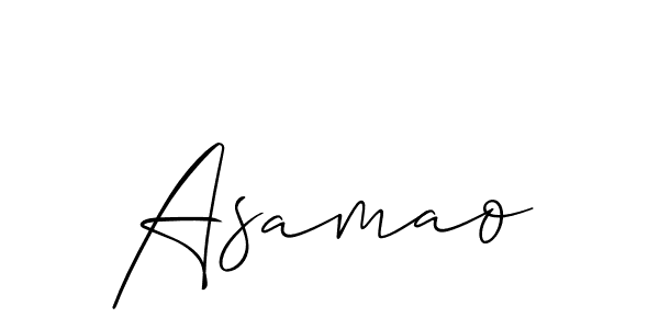 Once you've used our free online signature maker to create your best signature Allison_Script style, it's time to enjoy all of the benefits that Asamao name signing documents. Asamao signature style 2 images and pictures png