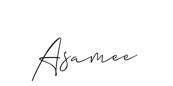 Check out images of Autograph of Asamee name. Actor Asamee Signature Style. Allison_Script is a professional sign style online. Asamee signature style 2 images and pictures png