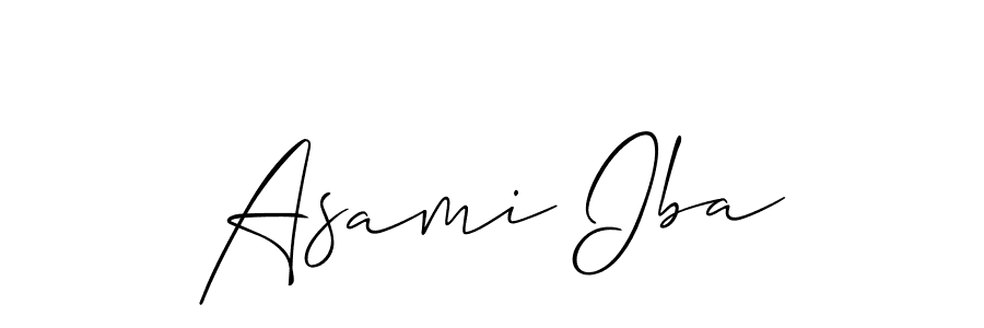 Once you've used our free online signature maker to create your best signature Allison_Script style, it's time to enjoy all of the benefits that Asami Iba name signing documents. Asami Iba signature style 2 images and pictures png