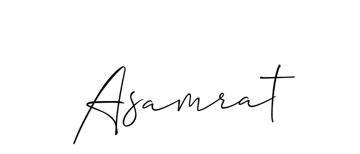 Similarly Allison_Script is the best handwritten signature design. Signature creator online .You can use it as an online autograph creator for name Asamrat. Asamrat signature style 2 images and pictures png
