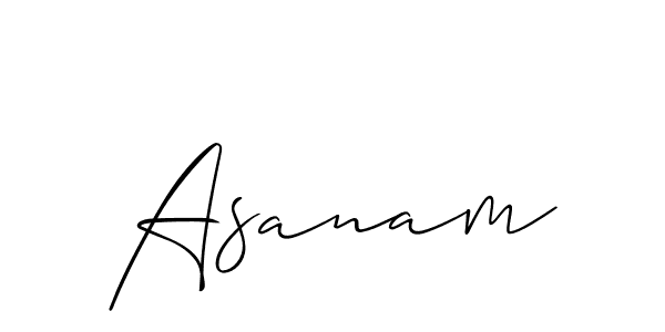 How to Draw Asanam signature style? Allison_Script is a latest design signature styles for name Asanam. Asanam signature style 2 images and pictures png