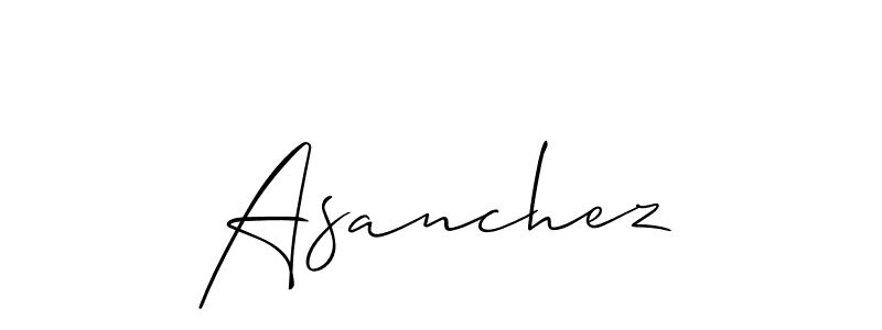 Once you've used our free online signature maker to create your best signature Allison_Script style, it's time to enjoy all of the benefits that Asanchez name signing documents. Asanchez signature style 2 images and pictures png