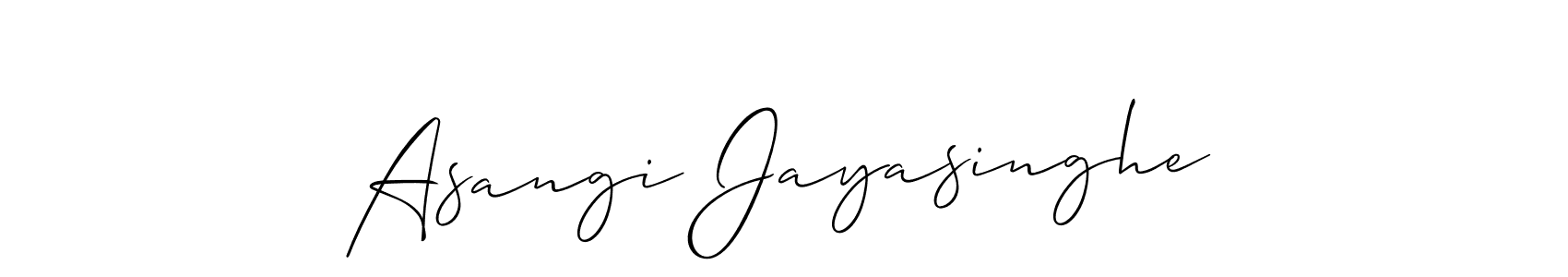 Asangi Jayasinghe stylish signature style. Best Handwritten Sign (Allison_Script) for my name. Handwritten Signature Collection Ideas for my name Asangi Jayasinghe. Asangi Jayasinghe signature style 2 images and pictures png