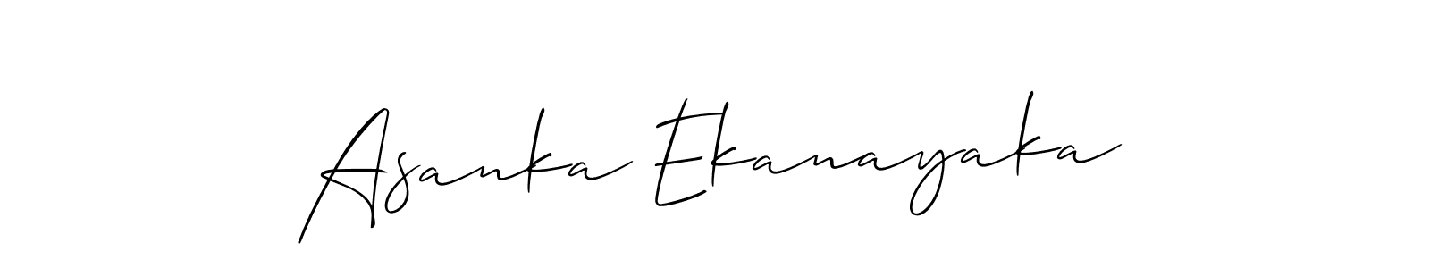 Once you've used our free online signature maker to create your best signature Allison_Script style, it's time to enjoy all of the benefits that Asanka Ekanayaka name signing documents. Asanka Ekanayaka signature style 2 images and pictures png