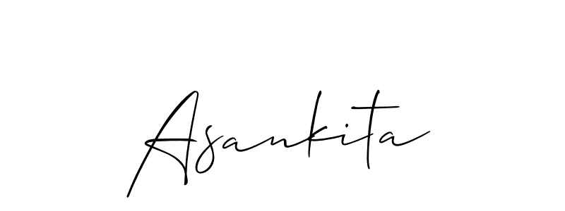 Make a beautiful signature design for name Asankita. Use this online signature maker to create a handwritten signature for free. Asankita signature style 2 images and pictures png