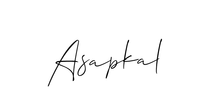 Similarly Allison_Script is the best handwritten signature design. Signature creator online .You can use it as an online autograph creator for name Asapkal. Asapkal signature style 2 images and pictures png