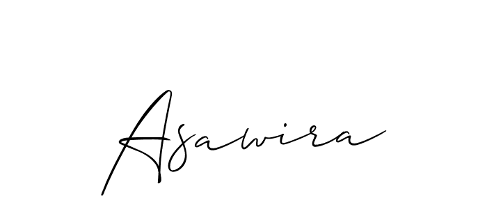 if you are searching for the best signature style for your name Asawira. so please give up your signature search. here we have designed multiple signature styles  using Allison_Script. Asawira signature style 2 images and pictures png