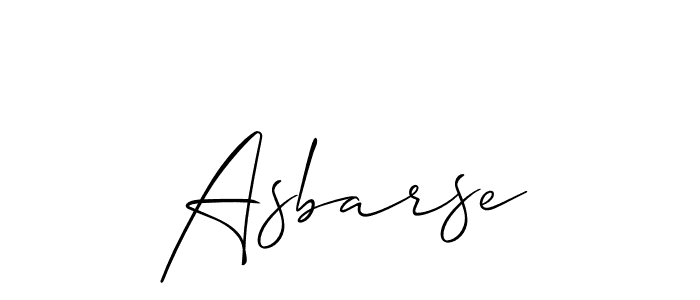 Best and Professional Signature Style for Asbarse. Allison_Script Best Signature Style Collection. Asbarse signature style 2 images and pictures png