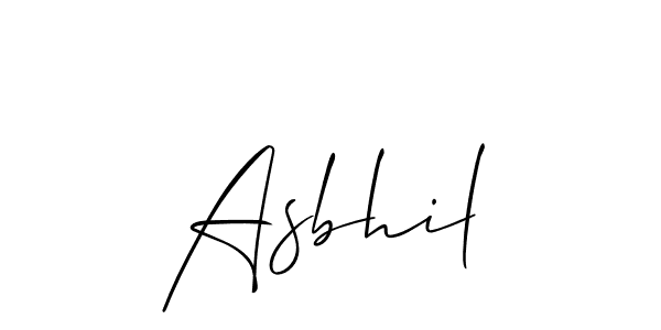 Similarly Allison_Script is the best handwritten signature design. Signature creator online .You can use it as an online autograph creator for name Asbhil. Asbhil signature style 2 images and pictures png