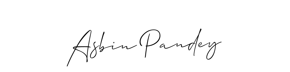 Make a beautiful signature design for name Asbin Pandey. Use this online signature maker to create a handwritten signature for free. Asbin Pandey signature style 2 images and pictures png