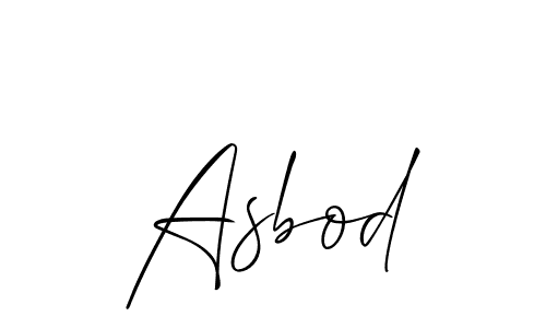 Asbod stylish signature style. Best Handwritten Sign (Allison_Script) for my name. Handwritten Signature Collection Ideas for my name Asbod. Asbod signature style 2 images and pictures png