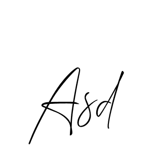 Make a beautiful signature design for name Asd. With this signature (Allison_Script) style, you can create a handwritten signature for free. Asd signature style 2 images and pictures png