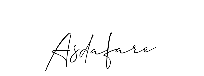 You should practise on your own different ways (Allison_Script) to write your name (Asdafare) in signature. don't let someone else do it for you. Asdafare signature style 2 images and pictures png