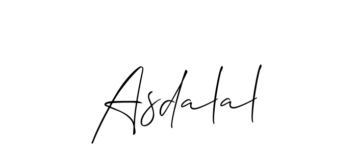 Make a short Asdalal signature style. Manage your documents anywhere anytime using Allison_Script. Create and add eSignatures, submit forms, share and send files easily. Asdalal signature style 2 images and pictures png