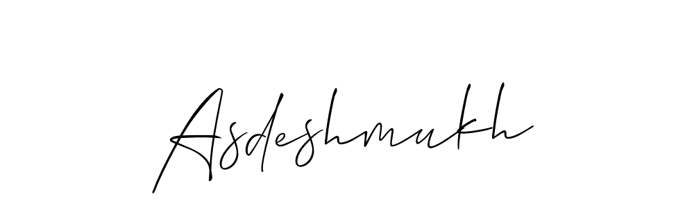 Best and Professional Signature Style for Asdeshmukh. Allison_Script Best Signature Style Collection. Asdeshmukh signature style 2 images and pictures png