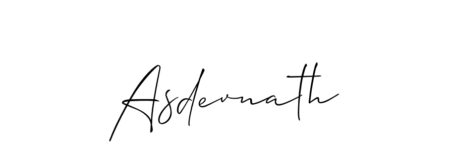 Also we have Asdevnath name is the best signature style. Create professional handwritten signature collection using Allison_Script autograph style. Asdevnath signature style 2 images and pictures png