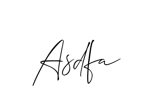 It looks lik you need a new signature style for name Asdfa. Design unique handwritten (Allison_Script) signature with our free signature maker in just a few clicks. Asdfa signature style 2 images and pictures png