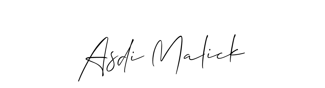 Check out images of Autograph of Asdi Malick name. Actor Asdi Malick Signature Style. Allison_Script is a professional sign style online. Asdi Malick signature style 2 images and pictures png