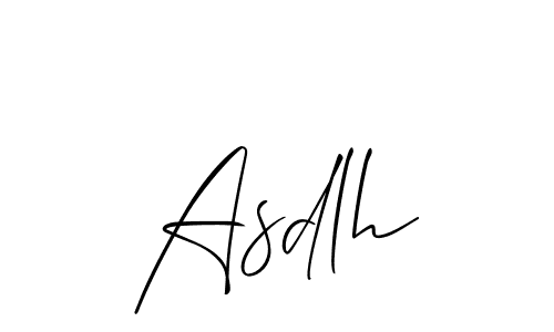 Once you've used our free online signature maker to create your best signature Allison_Script style, it's time to enjoy all of the benefits that Asdlh name signing documents. Asdlh signature style 2 images and pictures png