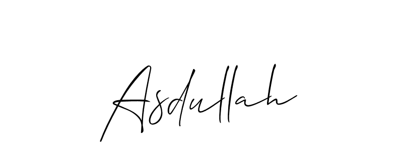 Make a short Asdullah signature style. Manage your documents anywhere anytime using Allison_Script. Create and add eSignatures, submit forms, share and send files easily. Asdullah signature style 2 images and pictures png